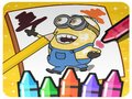 Spel Kleurplaat Minion  online