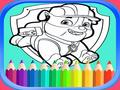 Spel PAW Patrol kleurboek  online