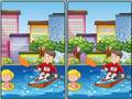 Spel Spot 5 Verschilt het stadsleven  online