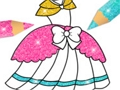 Spel Glitter jurk kleuren  online