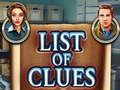Spel Lijst met aanwijzingen  online