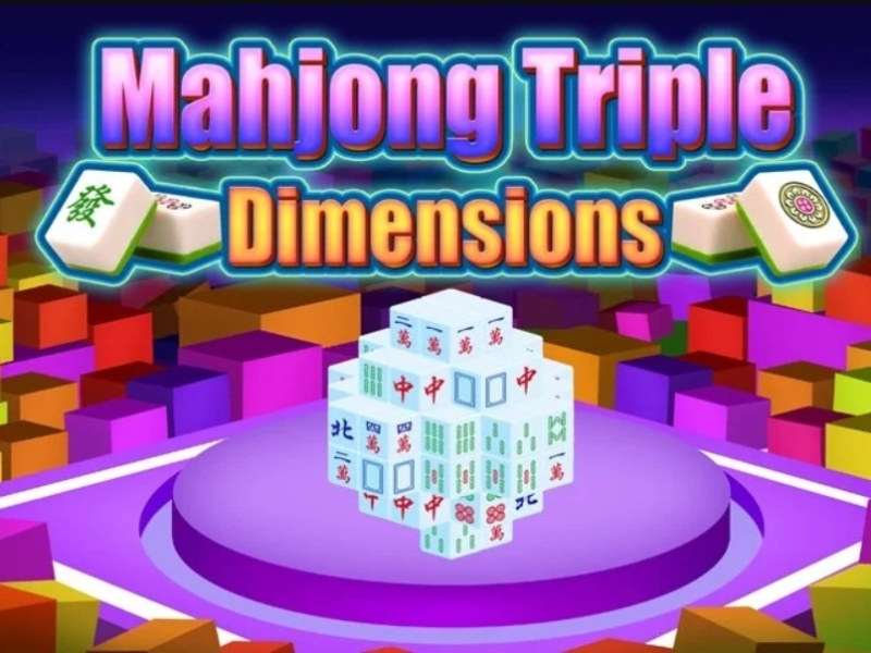Spel Mahjong drievoudige dimensies  online
