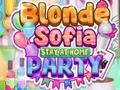 Spel Blonde Sofia Blijf thuisfeestje  online