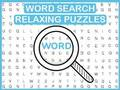Spel Woordzoeker Ontspannende puzzels  online