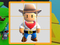 Spel Stumble Boys schuifpuzzel  online