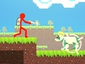 Spel Rode Stickman versus Monsterschool 2  online