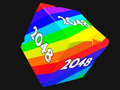 Spel Kubussen 2048 3D met cijfers  online