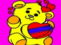 Spel Eenvoudig kleuren Valentijn  online