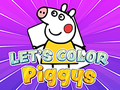 Spel Laten we Piggy's kleuren  online