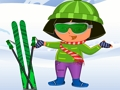 Spel Dora Ski aankleden  online