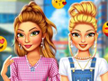 Spel Super Girls-outfits met gescheurde jeans  online