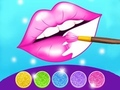 Spel Glitter Lippen Kleurspel  online