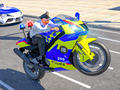 Spel Politie Bike Stunt Race Game  online