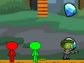 Spel StickMan Bros versus zombies  online