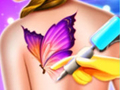 Spel Barbie grappige tattooshop  online