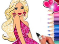 Spel Kleurboek: Barbie  online