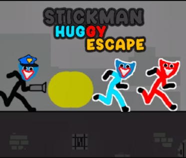Spel Stickman Huggy ontsnapping  online