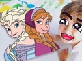 Spel Kleurboek: Bevroren  online