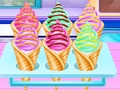 Spel Maak wafelkoekjes met ijshoorntjes  online