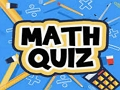Spel Wiskunde Quiz  online