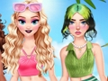 Spel Zomer Kokosnoot Meisje Aankleden  online