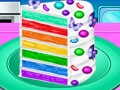 Spel Regenboogconfetticake maken  online