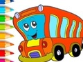 Spel Kleurboek: Bus  online