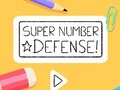 Spel Super Nummer Verdediging  online