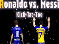 Spel Messi versus Ronaldo Kick Tac Toe  online