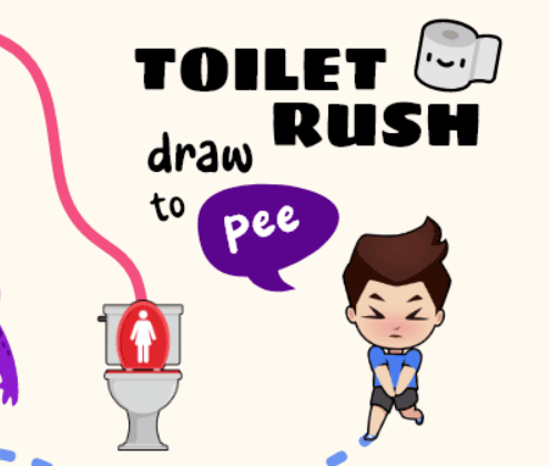 Spel Toilet Rush: tekenen om te plassen  online