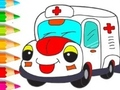 Spel Kleurboek: Ambulance  online
