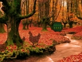 Spel Ontsnapping uit de achtertuin in de herfst  online