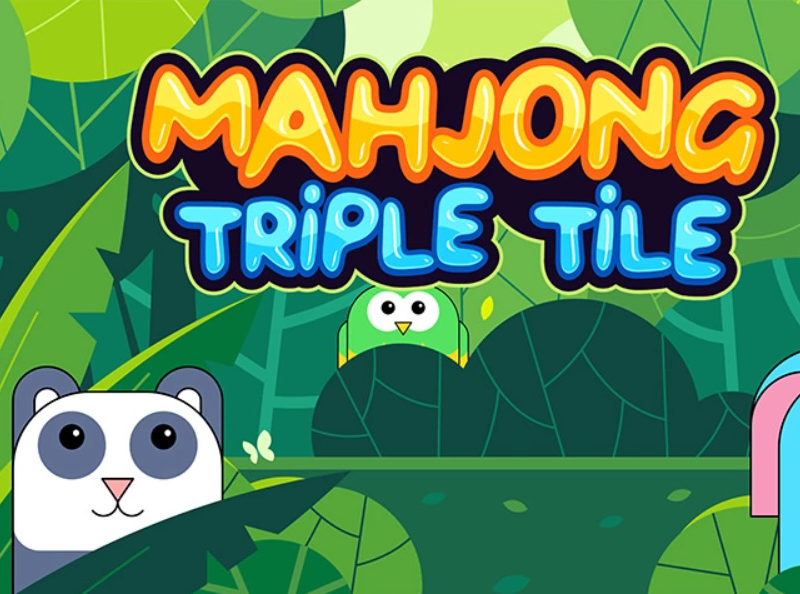 Spel Mahjong driedubbele tegel  online
