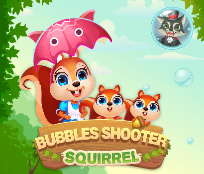 Spel Bubbles Shooter Eekhoorn  online