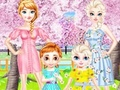 Spel Frozen familie bloemenpicknick  online