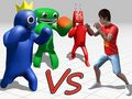 Spel Tuin van regenboogmonsters  online