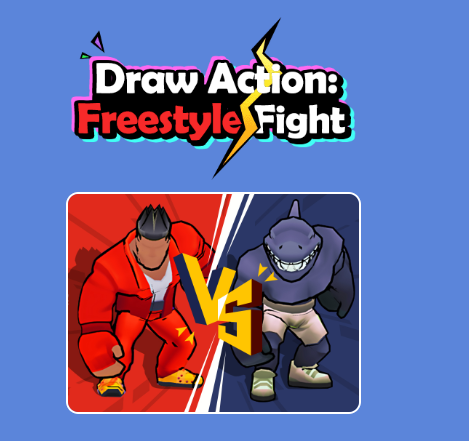 Spel Actietekening: Freestyle worstelen  online