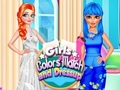 Spel Meisjeskleuren matchen en verkleden  online