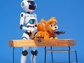 Spel Kleurboek: Robot en hond  online