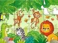 Spel Legpuzzel: Dieren in de jungle  online
