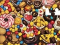 Spel Legpuzzel: chocolaatjes  online
