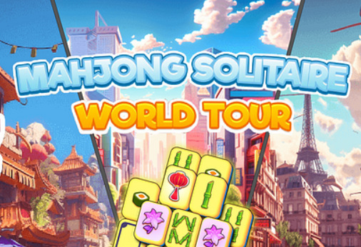 Spel Mahjong Solitaire: wereldtournee  online