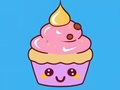 Spel Kleurboek: Cupcake  online