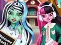 Spel Monstermeisjes terug naar school  online