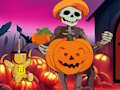 Spel Ontsnapping uit een pompoenskeletpaar  online