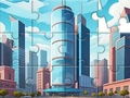 Spel Legpuzzel: stadsgebouwen  online