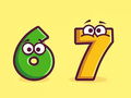 Spel Kleurboek: Nummer 6-7  online