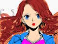 Spel Anime-kleurboek  online