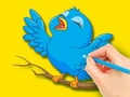 Spel Kleurboek: Vogel  online