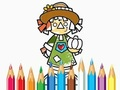 Spel Kleurboek: Vogelverschrikker  online